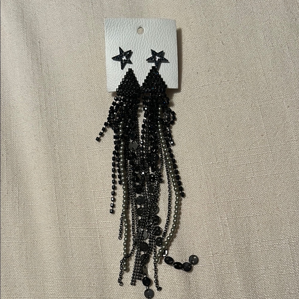 Free People Chandelier Star Earrings